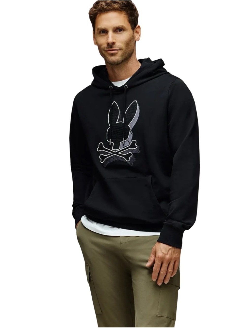Psycho Bunny Mens 🔥Zal 3d🔥 Bunny Hoodie - SZ LG